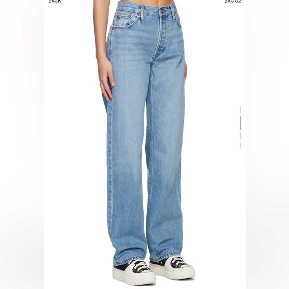 Re/Done Blue Loose Long Jeans - Size 25 - Sold out everywhere! - Picture 12 of 13